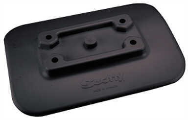 Scotty Glue-On Pad For Inflatable Boats, Black