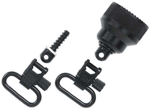 Uncle Mikes QD Magazine Cap Swivels Sets - Mossberg 590/835 Moss-590/835 12 Ga 1" Blued Replacement
