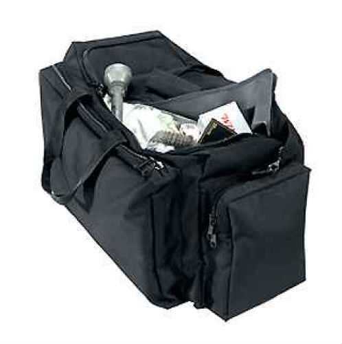 Tactical Equipment Bag - Black Almost 3 Cubic Feet - Tough Web Wrap-Around Handles - Oversized zippers Have Lockable dou