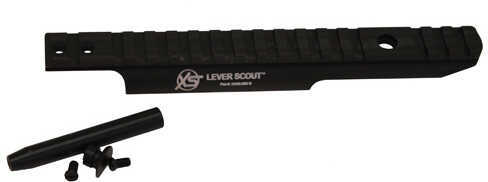 XS Sights Picatinny Lever Scout Rail Fits Marlin 1895 Round Barrel with Bolt On 45-70 450 444 Black Fini