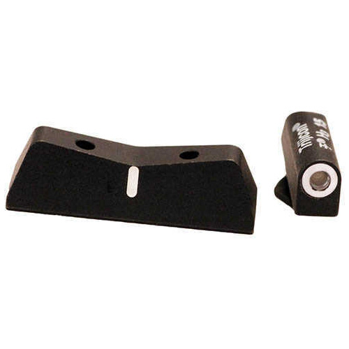 XS Sights GL0001S4 DXW Standard Dot Compatible w/for Glock 171922-2426-2731-3638 Green w/White Black