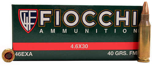 4.6X30 Heckler & Koch 40 Grain 50 Rds Fiocchi Ammo-img-0