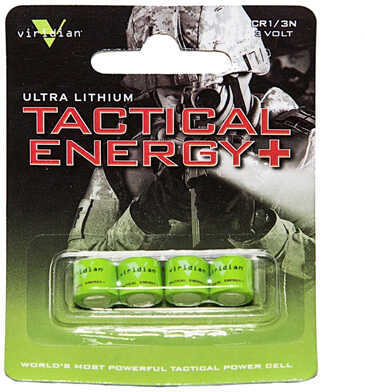 Viridian Lithium Battery 1/3N 4-Pack Fits REACTOR