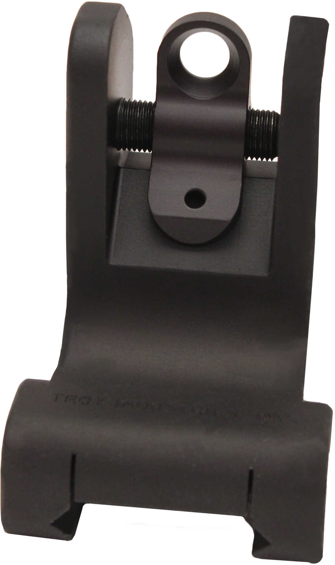 Troy BattleSight Rear Fixed Sight Fits Same Plane Rail Systems Only Picatinny Black Finish SSIG-FRS-R0BT-00