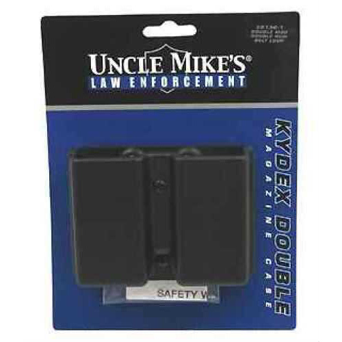 Uncle Mikes Kydex Double Mag Case Row Paddle Model Fits Belt Loops Up To 1.75" Or Can Clipped Over a waistban
