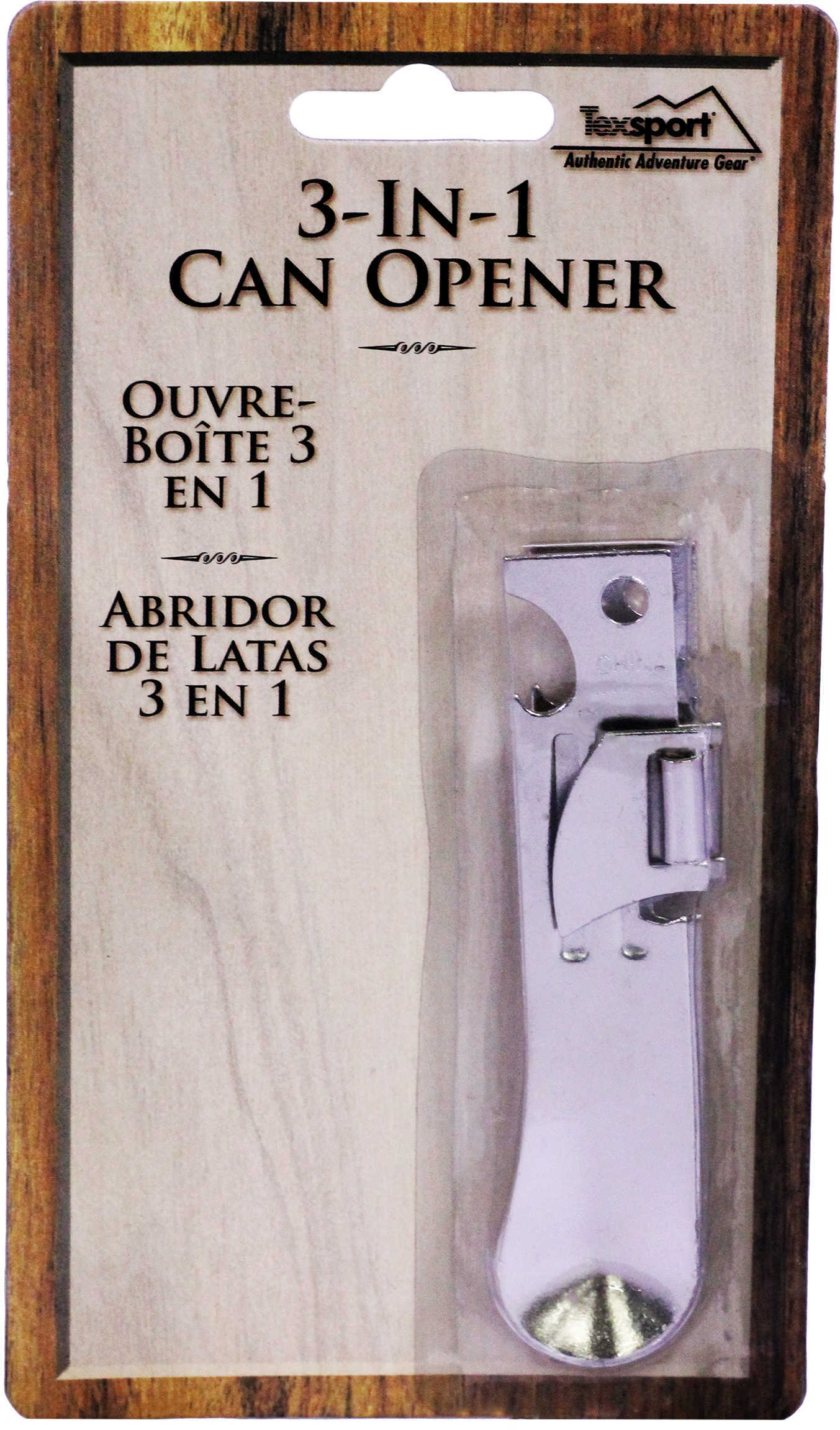 Texsport 3-In-1 Can Opener 2Pk