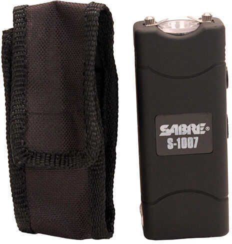 Sabre S1007Bk 3.8 Million Volt Stun Gun/Flashlight W/Holster Discharge Black