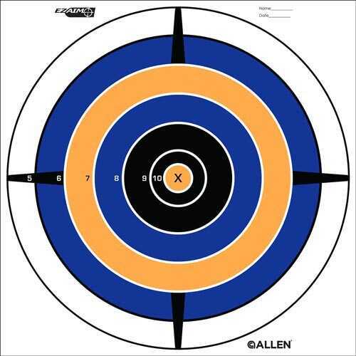Allen 15205 EZ Aim Hanging Heavy Target Paper 12" x Bullseye White Pack