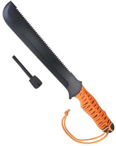 UST - Ultimate Survival Technologies Paracuda FS 11" Fixed Blade Orange Paracord Handle Blister Pack 20-02251-08