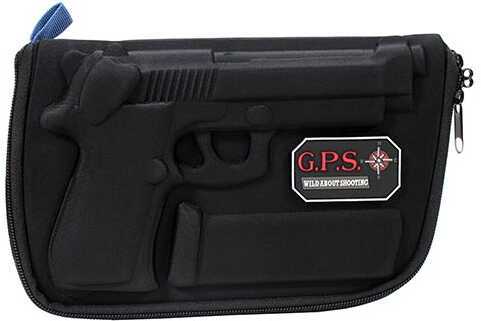 G*Outdoors GPS-909Pc Molded Pistol Case Black 1 Handgun For Beretta 92,96/Taurus PT92
