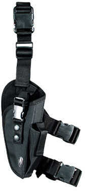 Leapers UTG Elite Tactical Leg Holster Right Hand Draw PVC Outer Shell Soft Lining Black PVC-H168ET