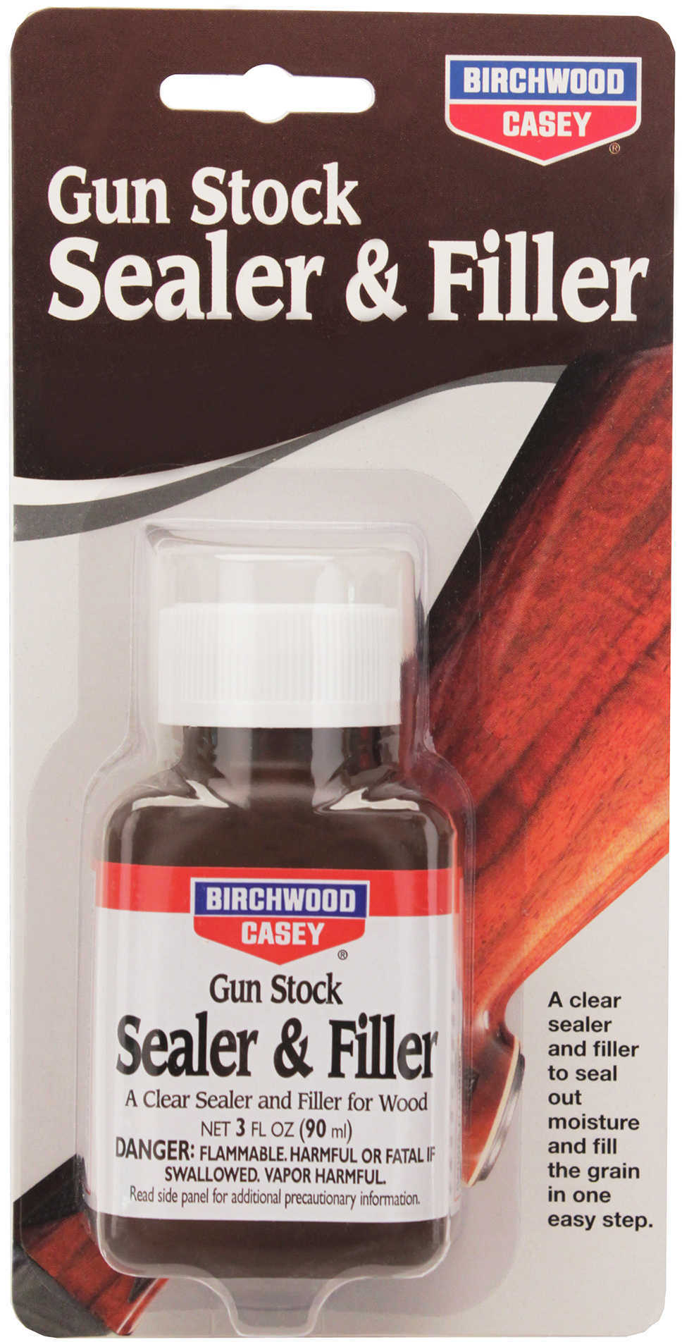Birchwood Casey Gun Stock Clear Sealer & Filler 3 Oz