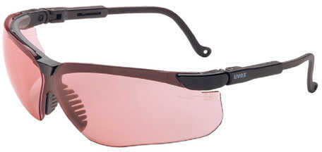 Howard Leight Genesis Safety/Shooting Glasses With Vermilion Lens & Black Frames Md: R03575