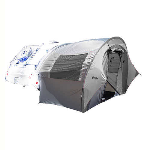 OPEN BOX: PahaQue TAB Trailer Side Tent Silver Md: STTAB-S