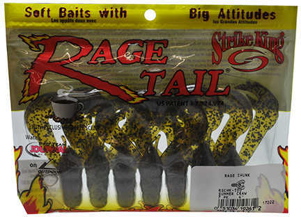 Strike King Rage Tail Chunk 7Pk Summer Craw RGCHK-100