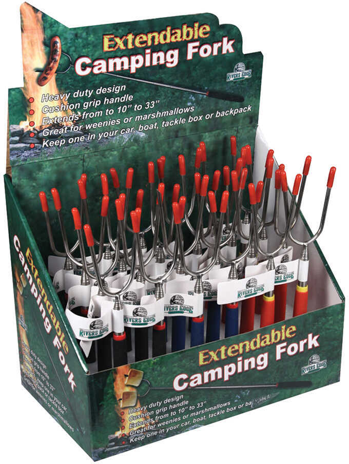 Rep 24 Piece Extendable Camp Fork Display-Hot Show 911