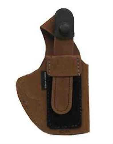 Bianchi 6D Deluxe Waistband Holster Natural Suede, Size 14, Left Hand Md: 19049