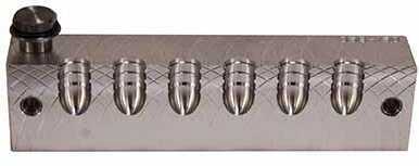 Lee 6-Cavity Bullet Mold 358-150-1R For 38 Special/357 Magnum/38 Colt New Police/38 S&W 150 Grain 1 Ogive Radius Bullets