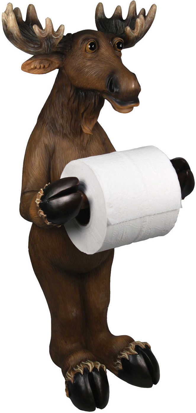 Rivers Edge Moose Standing Toilet Paper Holder