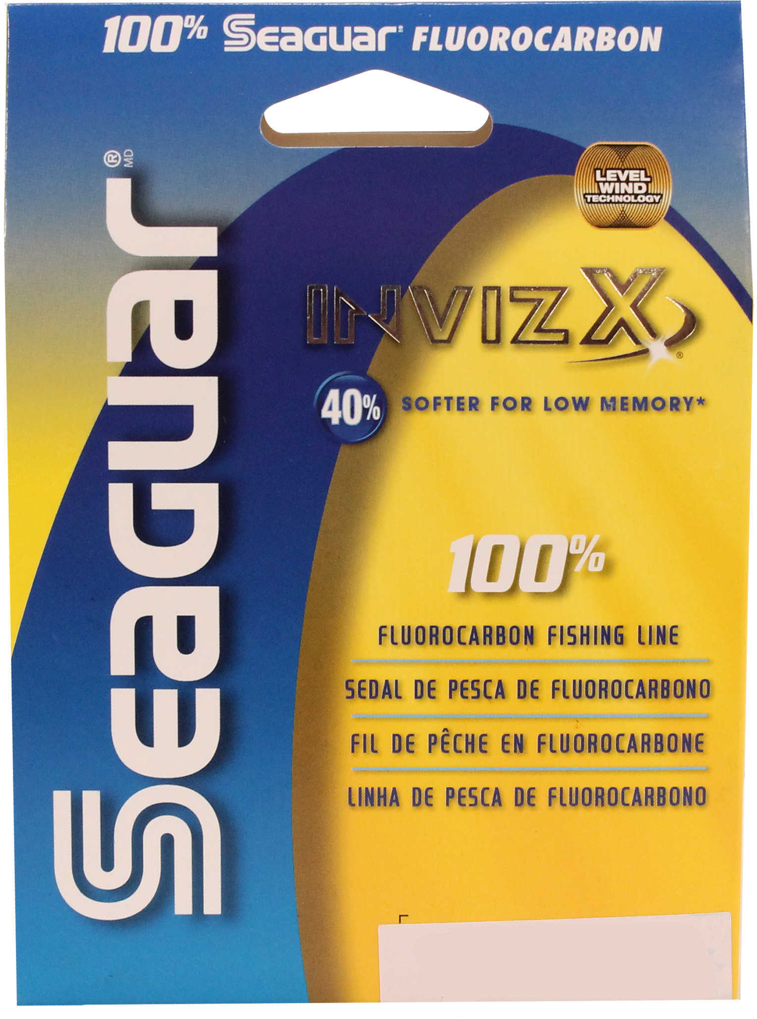 Seaguar Invizx 100% Fluoro 200Yd 20Lb 20VZ200