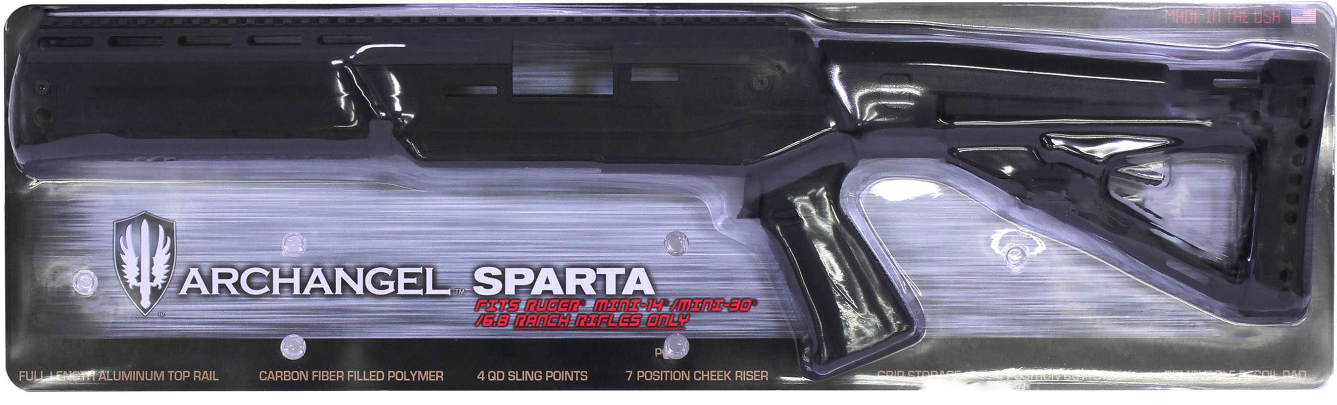 Promag Industries Sparta Pistol Grip Conversion Stock For Ruger Mini-14/30 & 6.8 Ranch