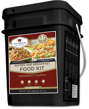 Wise Breakfast & ENTREE Kit GF 84 Serving Bucket Gluten Free