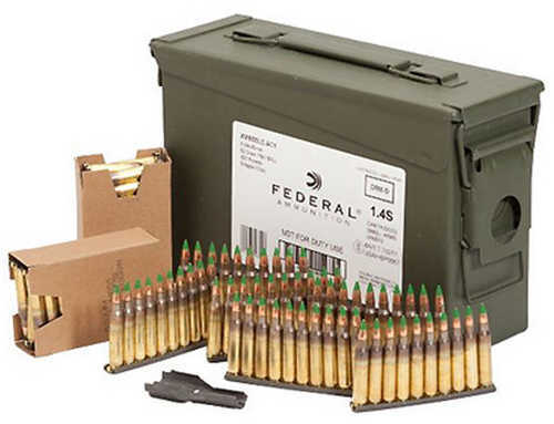 5.56mm Nato 62 Grain Full Metal Jacket 420 Rounds Federal Ammunition
