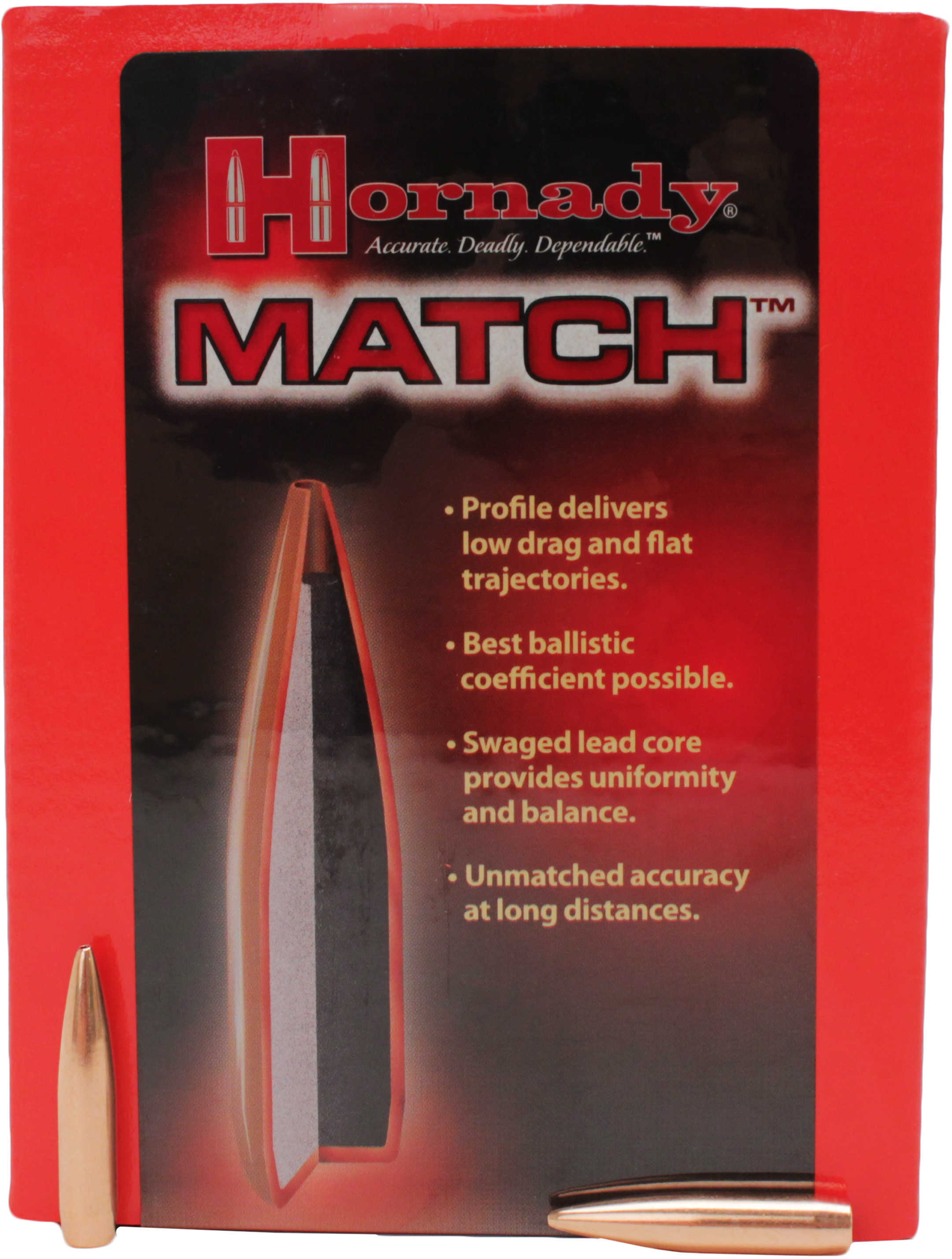 Hornady 263355 Match 6.5mm 140 Grain 500 Per Box