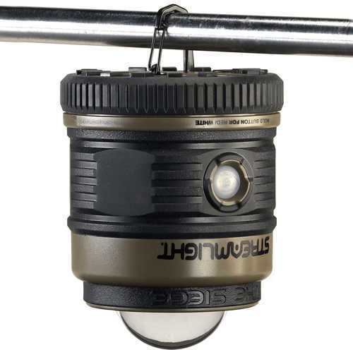 Streamlight 44931 Siege Lantern Wh/Red LEDs 33/175/340 Lm D Alk (3) Coyote/Blk