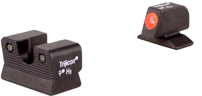Trijicon Be113O Tritium Beretta 92A1 And 96A1 HD Green Sight Orange Outline Black