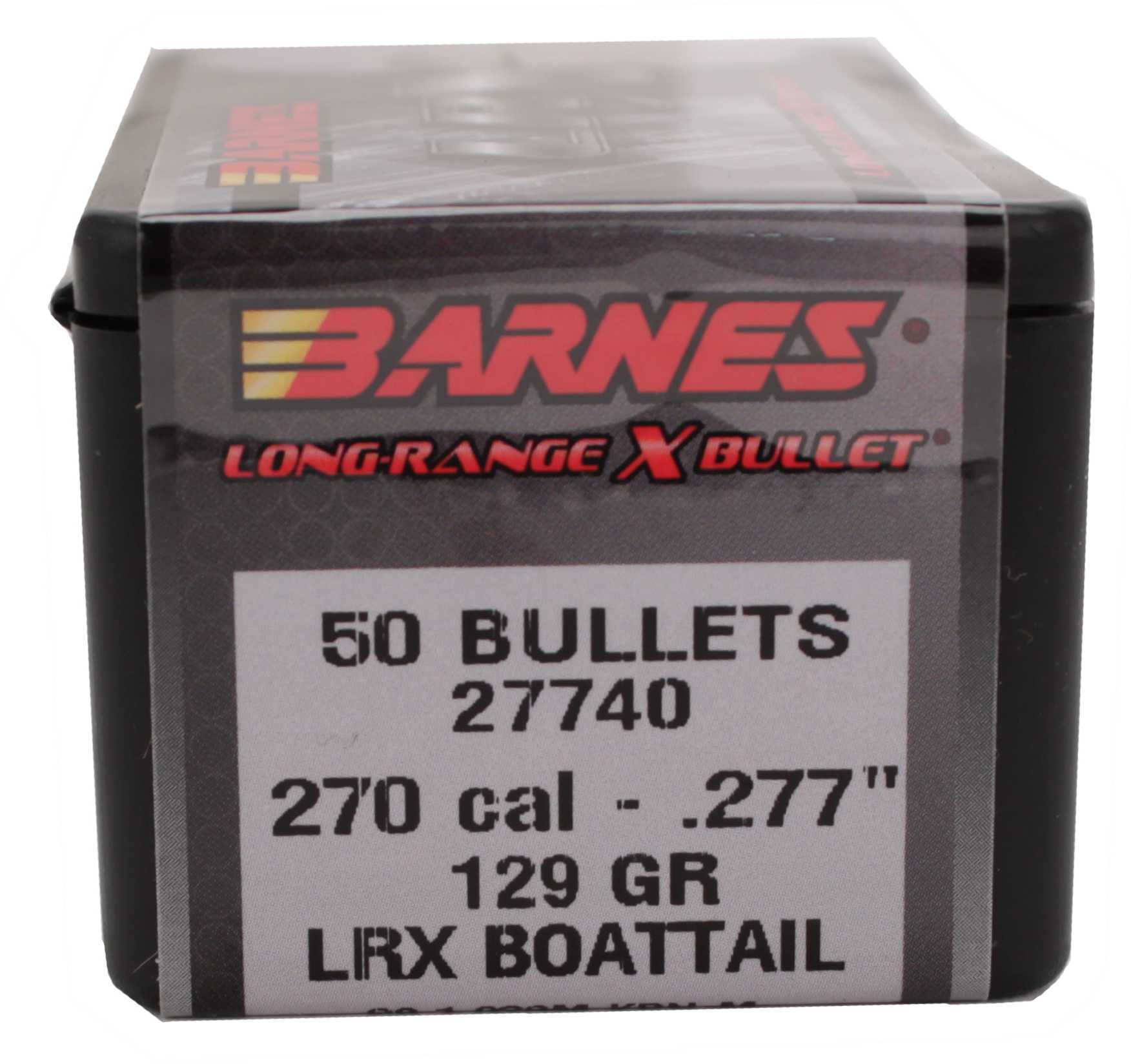 Barnes LONG-RANGE X .277/27Cal 50 Count 129Gr LRX Boat Tail California Certified Nonlead 30262