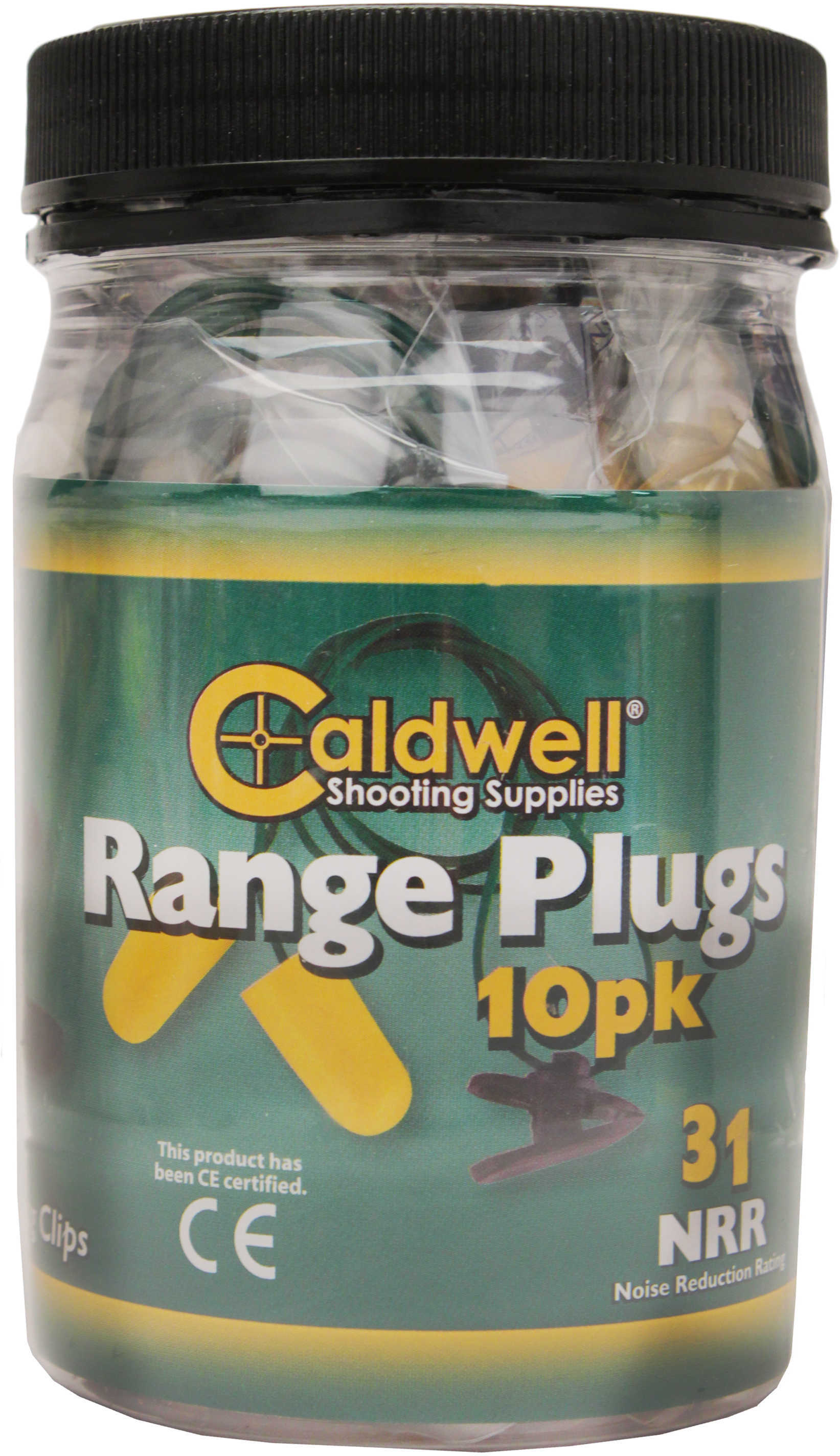 Caldwell Range Plugs W/ Cord 10 Pk (12)