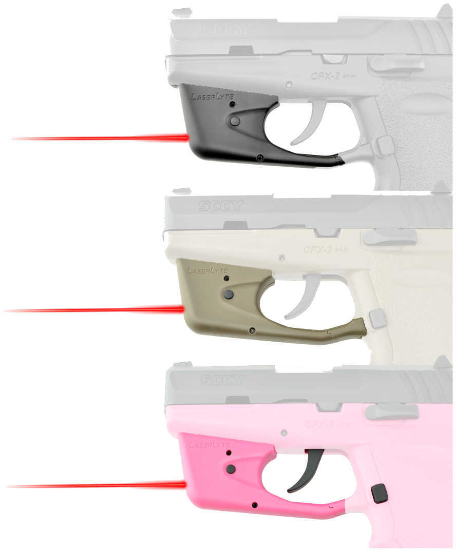 Laserlyte Uta-Fr Laser Sight Trainer For SCCY CPX1 CPX2 Black Tan Pink