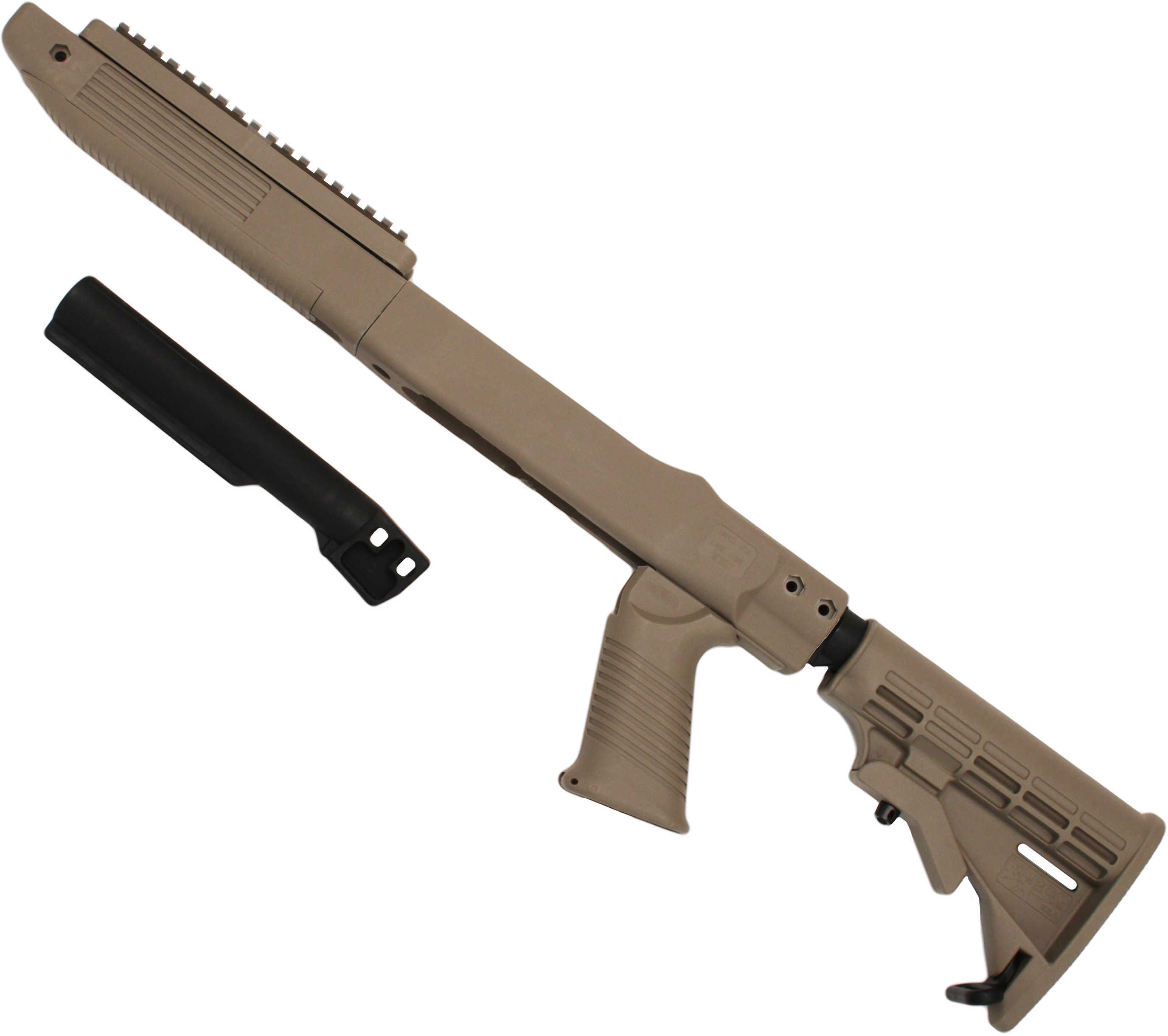 Tapco STK63163F Intrafuse System Ruger®10/22® 6Pos Stock Pistol Grip Composite FDE