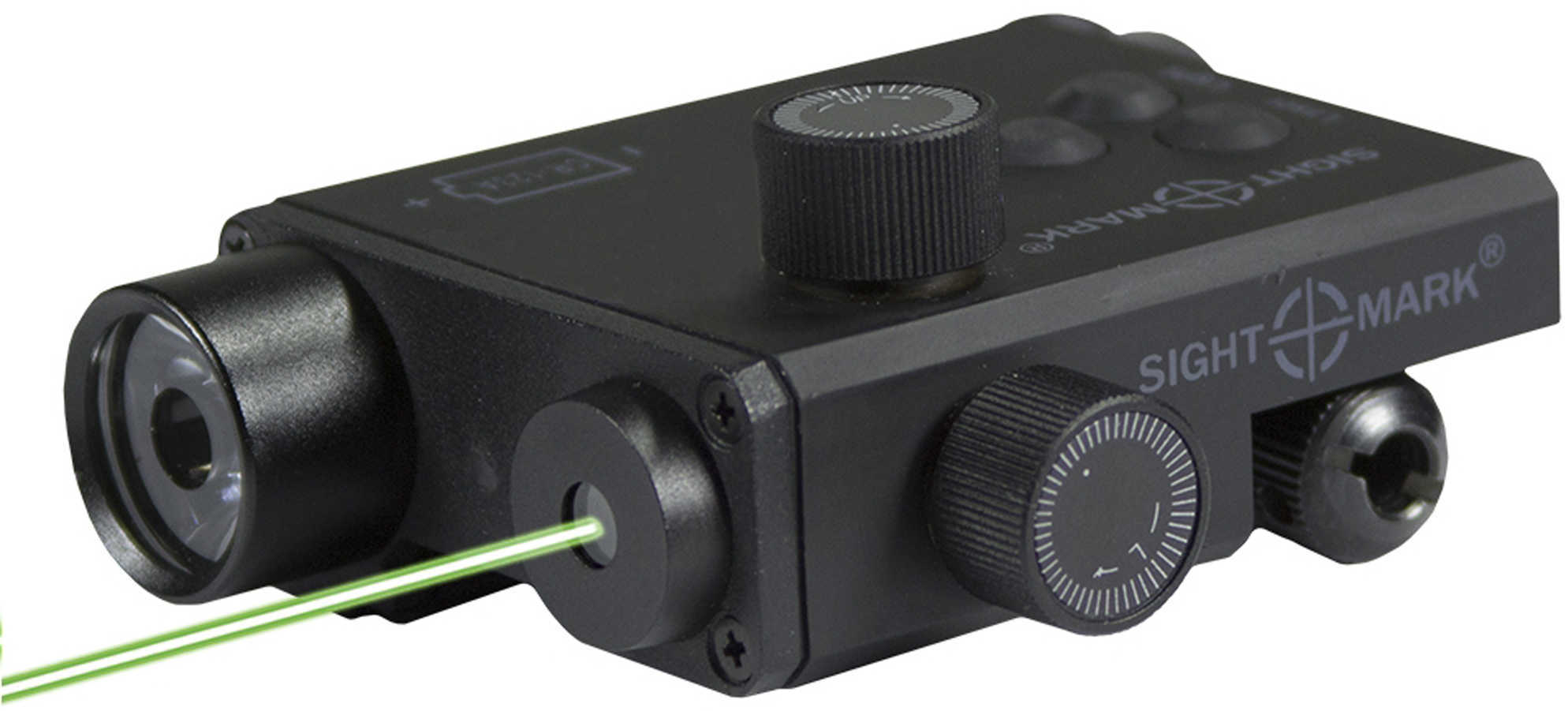 Sightmark Sm25004 LoPro Combo Laser/Flashlight Grn AR15 Weaver/Picatinny