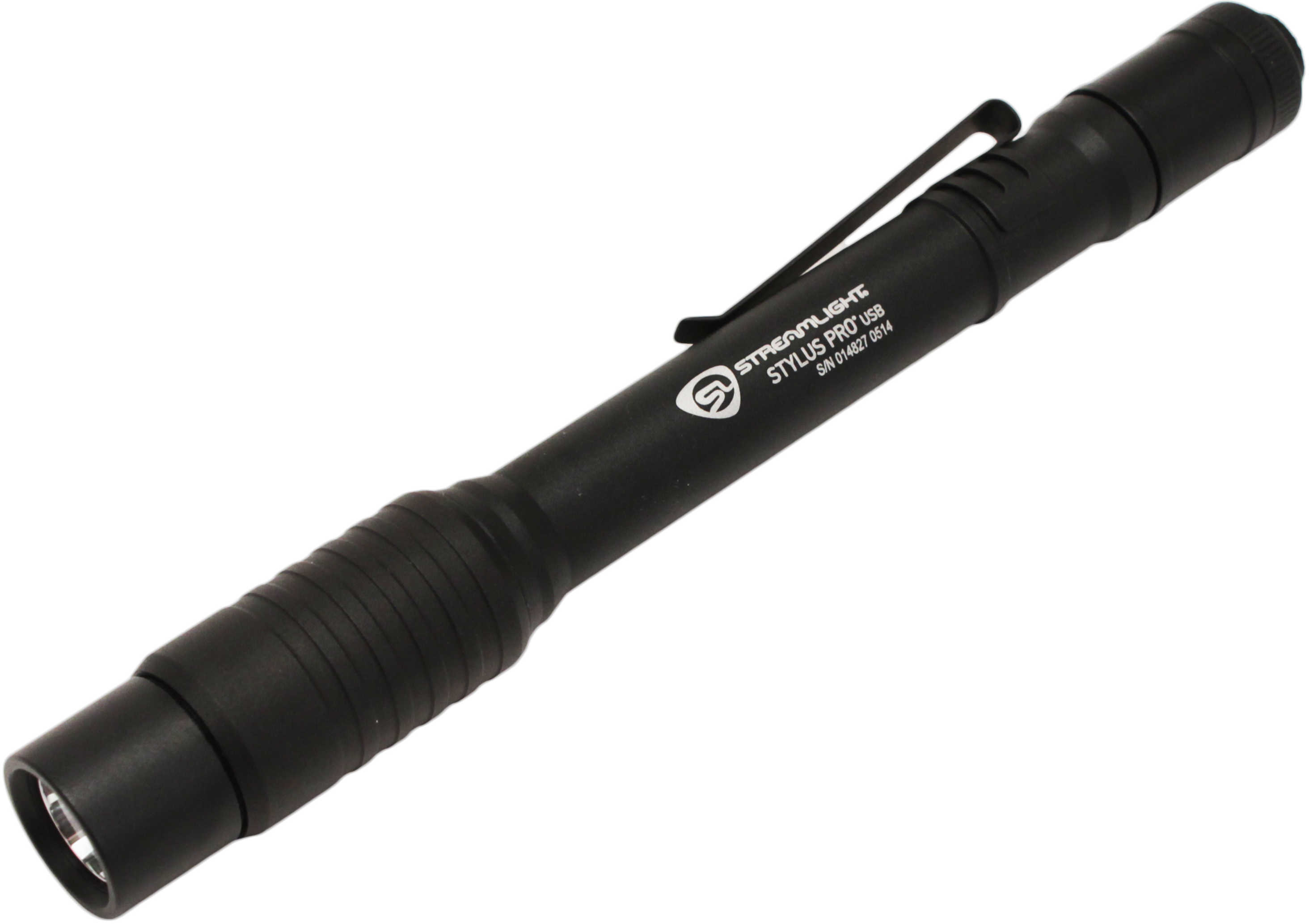 Streamlight 66133 Stylus Pro USB Rechargeable Penlight 70 Lumens Lithium Ion Black