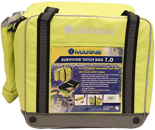 Includes 2 Dry Bags 15" X 6" 14" UST Marine - Ultimate Survival Technologies 10-51140-101 Lime Green