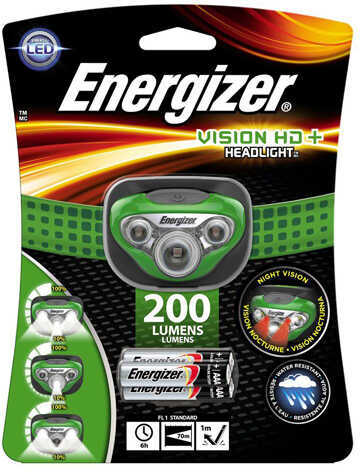 Energizer Vision HD Plus Headlamp 350 Lumens W/AAA BATT