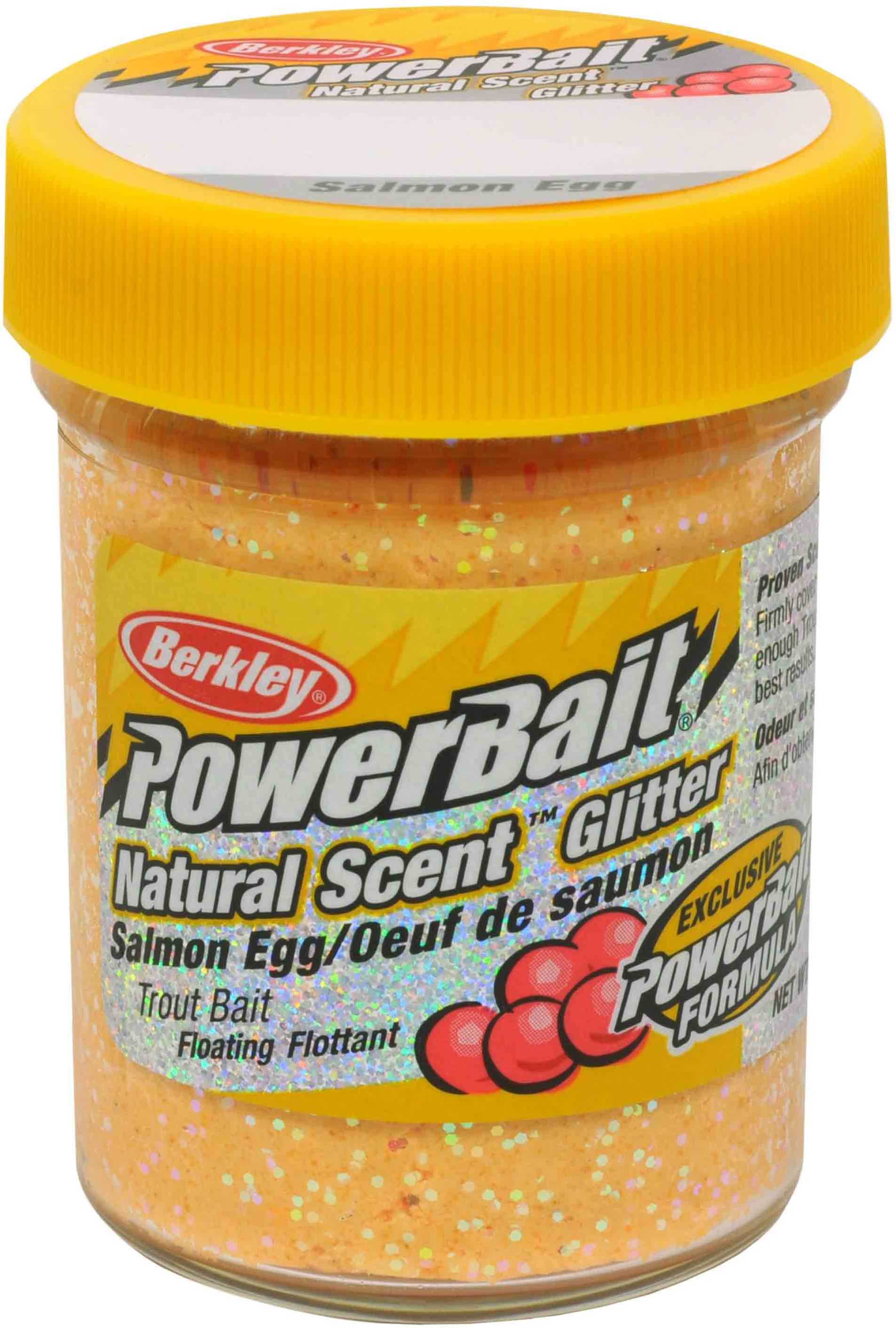 Berkley Natural Scent Glitter Trout Bait Salmon Egg 1.75Oz