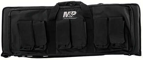 M&P Accessories 110025 Pro Tac 42" Black Nylon With Full Length External Pocket & 6 Magazine Pouches Includes Padded Sho