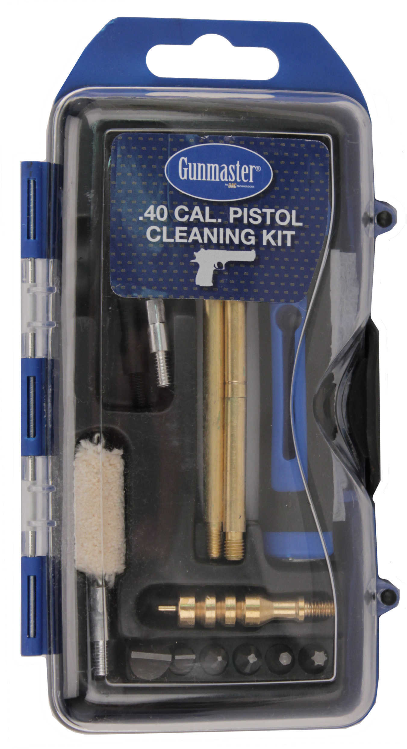Gunmaster Pistol Cleaning Kit .40 cal/10mm 14 pc. Model: GM40P
