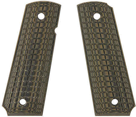 Pachmayr G10 Grip, 1911 Green/Black Coarse Grappler Md: 61010