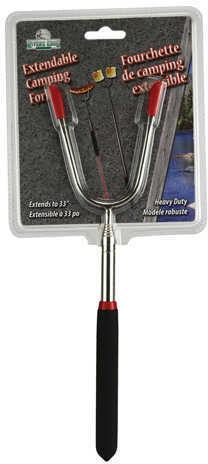 Rivers Edge Extendable Camping Fork 10"-33" Clam Pack