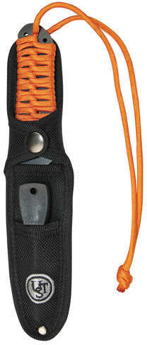 Paracord Handle 4" Blister Knife FS UST - Ultimate Survival Technologies 20-02232-08 Fixed Blade Orange