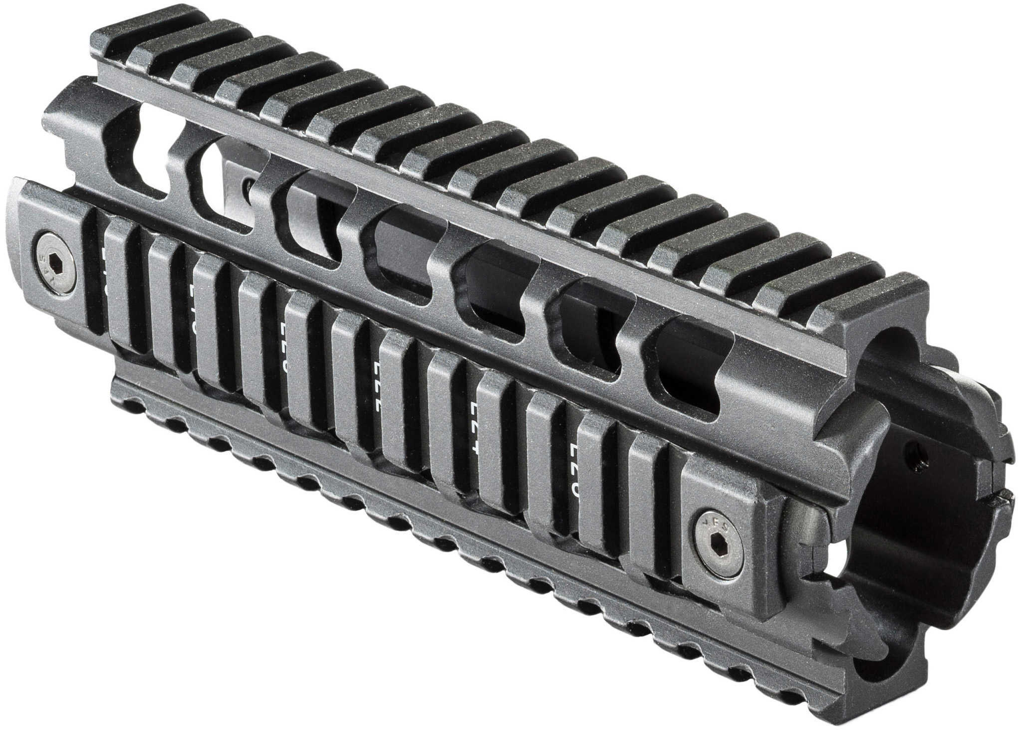 Ergo Grip Rail Black Hard Anodized Aluminum Compatible With Carbine lenght AR Piston System 4811-P