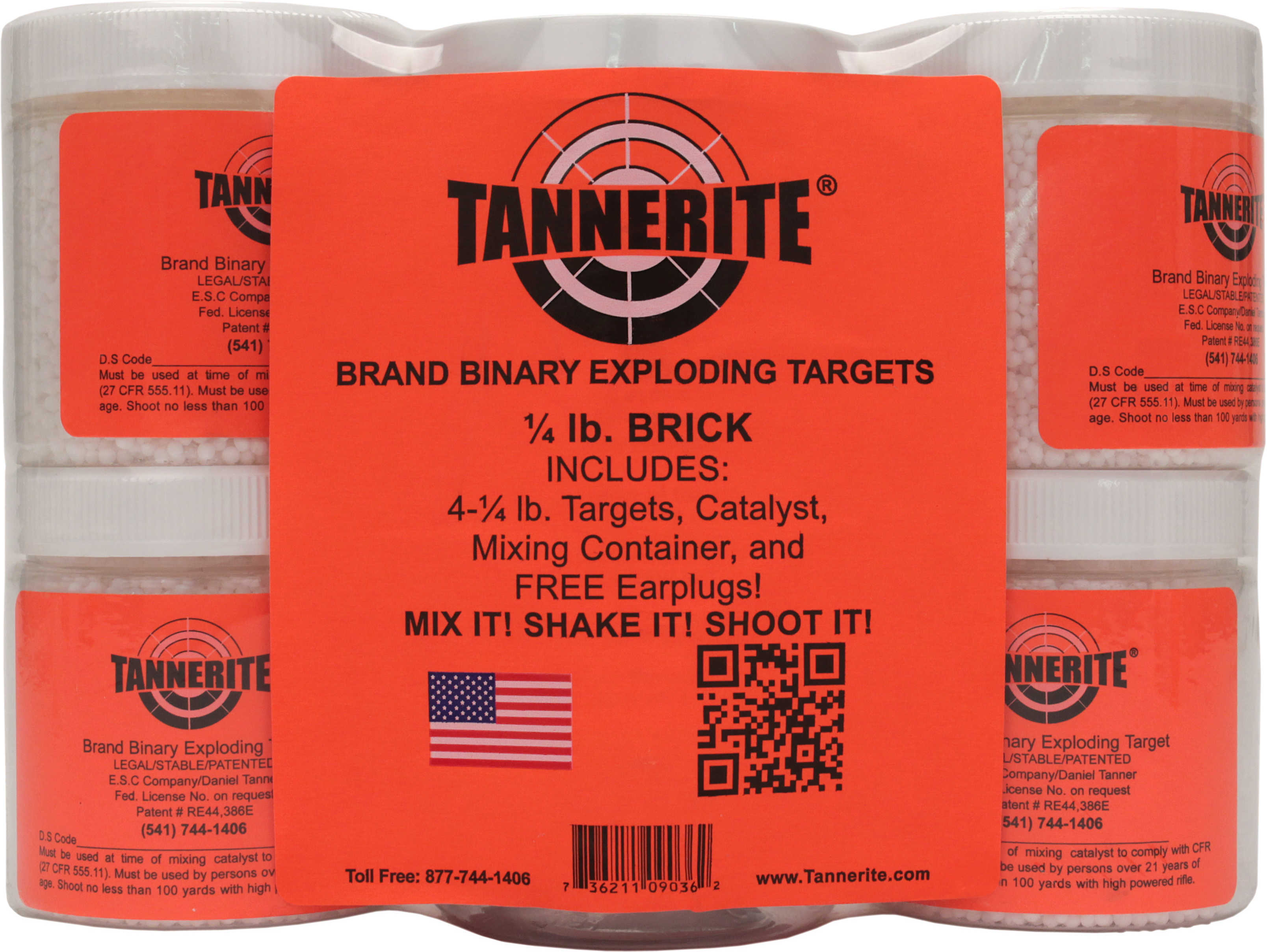 Tannerite Sports LLC Quarter Brick .25Lb Targets 4Pk