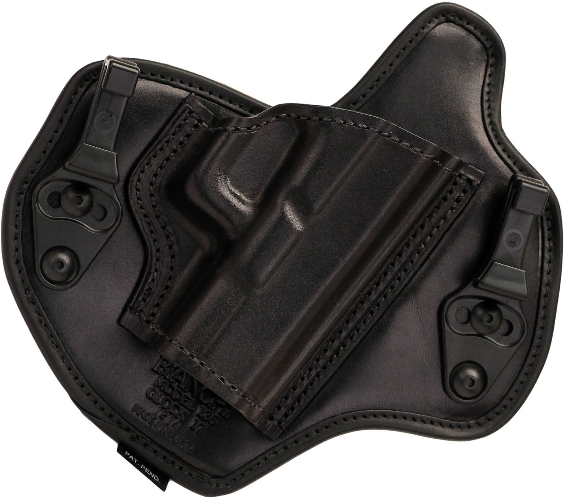 Bianchi 25744 Suppression IWB for Glock 17 Leather/Thermoplastic Black