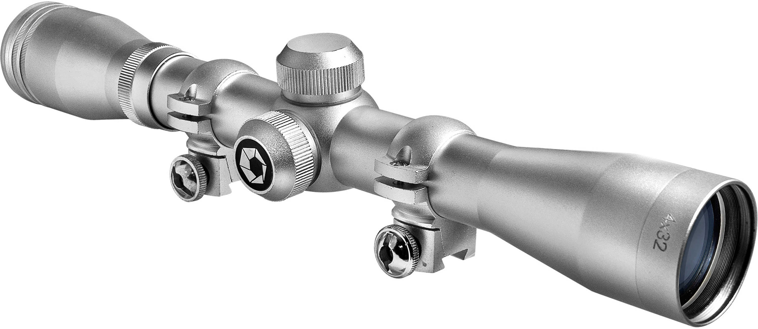 Barska 4X32mm IR Plinker-22 Silver Scope With Rings Md: AC10041