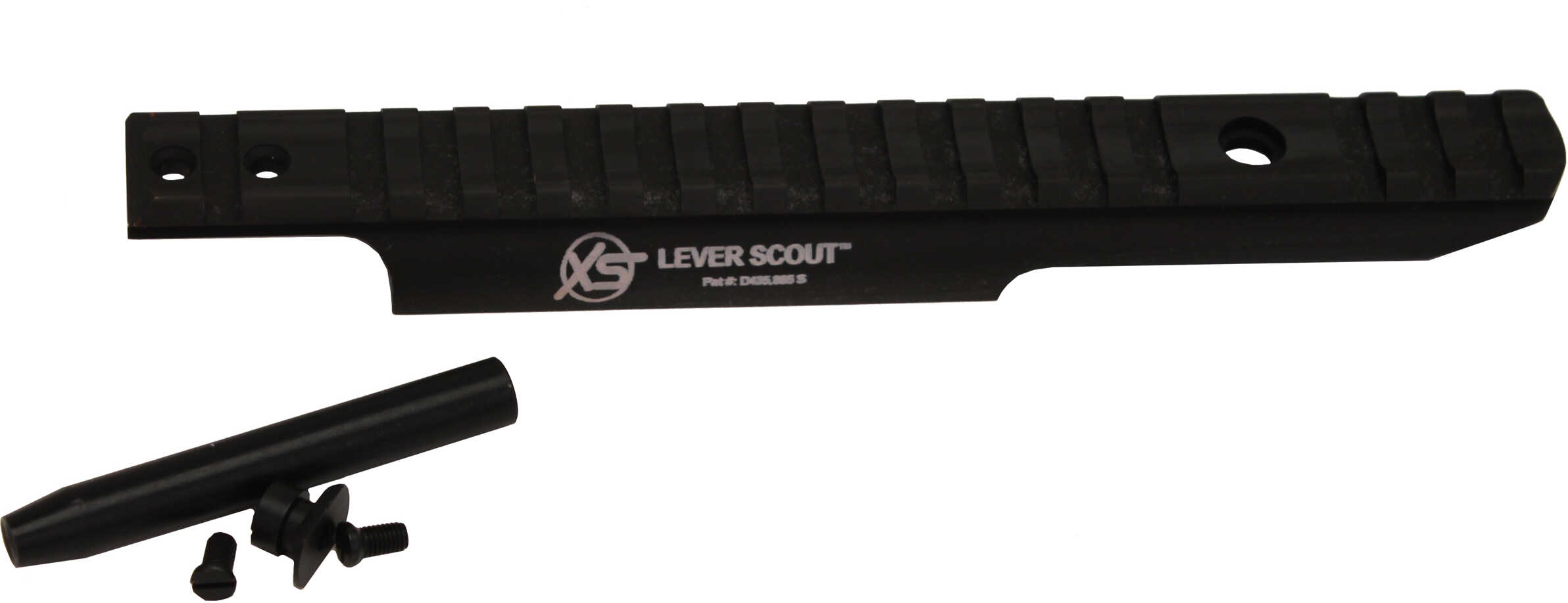 XS Sights Picatinny Lever Scout Rail Fits Marlin 1895 Round Barrel with Bolt On 45-70 450 444 Black Fini