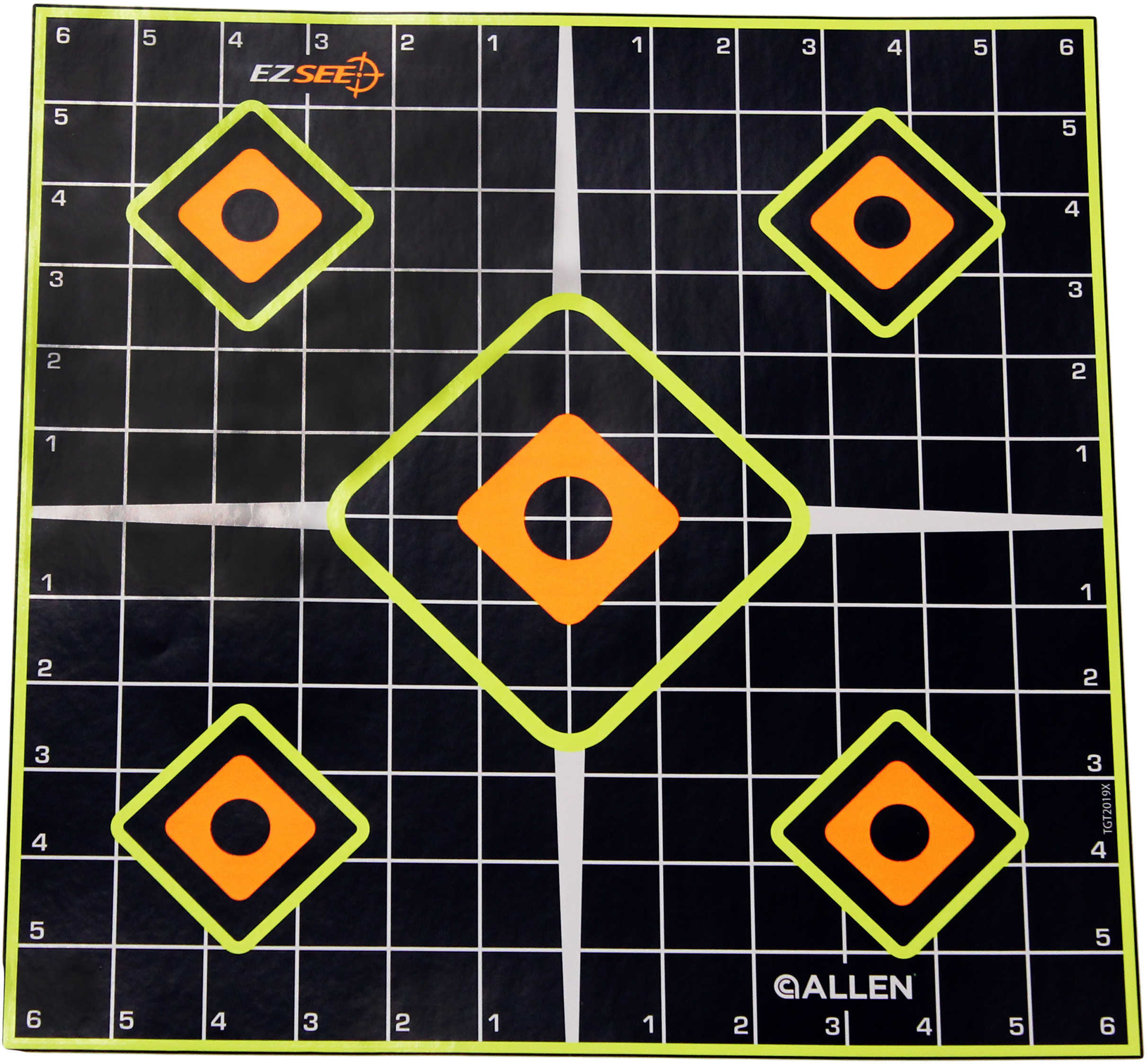 Allen EZ See Adhesive Sight In Target 12 5Pk